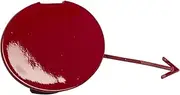 SAGGU for Jazz GE6 GE8 2009-2011 71104-TF0-000 71104TF0000 Car Accessories, Front Bumper Tow Hook Cap Towing Eye Cover Towing Eye Cover (Size : Red Driver Side)