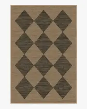 185' x 275' | Machine Washable Runner Rug | Kid & Pet Friendly | Indoor Rug | Salerno Soft Black Re-Jute Rug by goop | Ruggable