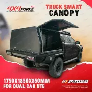 1750x1850x850mm Aluminium Canopy Tool Box for Mitsubishi Triton Dual Cab