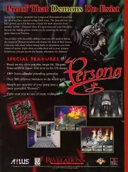 Persona Revelations Playstation 1 PS1 PSX 1997 Game Promo Ad Art Print Poster