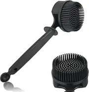 Bamynoir 58MM Espresso Machine Cleaning Brush，Silicone Brush for Coffee Machine Group Head, Heat-Resistant and Corrosion-Resistant，360° Cleaning