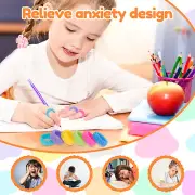 Finger Spinner Rings Relaxing Texture Stress Toys Portable Toys for Stress AU☋