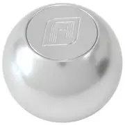Aeroflow Billet Round Silver Gear Knob Shift Shifter Ball 1/2"-20 - AF72-9900