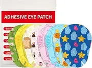 90pcs Adhesive Eye Patches Eye Patches for Kids Teens Eye Pad Disposable Adhesive Bandages for Toddlers Girls Boys 8 Styles