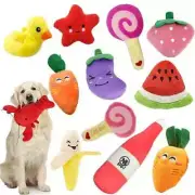 10pcs Pet Teething Toys Puppy Chew Toys Puppy Teething Toys Stuffed Plush Toys