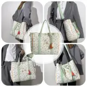 Diaper Bag Mommy nappy Bag Large Capacity Tote Bag Floral Messenger Diaper Bag