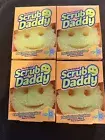 4 Scrub Daddy Original Scrubber Scrubbing Sponges Scrub Daddy FREE SHIP GIFT