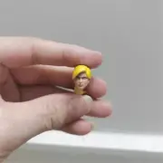 Painted 1/18 Scale The Yellow Hair Erin Moriarty Head Sculpt Fit 3.75" Figure