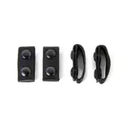 Uncle Mikes Sentinel 3/4" Belt Keeper Black Web Set of 4 - 89080