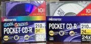 (2) Packs Of 10 Memorex Pocket CD-R 24X - Mini CD