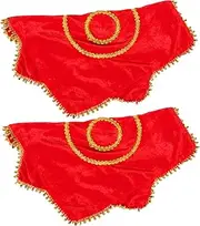 [GLSTOY] Crescent Edge Silk Handkerchiefs Handmade Dance Handkerchief for Men Women Stage Accessories
