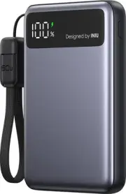 PB Pocket Pro S 10K mAh USB A + 2 USB C + Cbl USB C Bk