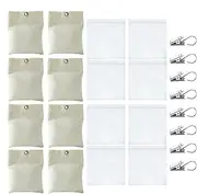 Table Weights for Wind,8X Bottom Cabana Drapery Weighted Bags - Holder Clip, Tough Sandbag for Garden Flag, Tablecloth