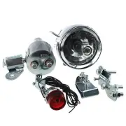Retro Style Bike Light Set for Motorized Bicycles Perfect Fit and Long lasting