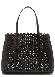 Alaïa Mina 25 Leather top Handle bag - Black ONE SIZE