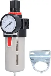 BFR2000 Air Filter Pressure Regulator Kit, Aluminum Alloy Pneumatic Lubricator, Wear Resistant Compressor Oil Water Separator for Automation Equipment