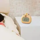 Temperature Display Kids Alarm Clock ABS Bedside LED Clock Children Gift