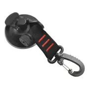 Heavy Duty Suction Cup Anchor with Securing Hook Tie Down Camping Tarp Accessory