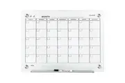 Quartet Infinity Glass Calendar Board Calendar 600x900mm