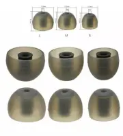 ear tips replacements for Brainwavz B150 earbuds small medium large tips