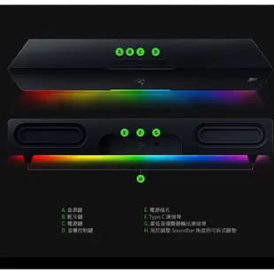 雷蛇 Razer 利維坦巨獸Leviathan V2 聲霸 喇叭 RGB 藍牙喇叭 【GAME休閒館】