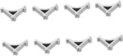 STOBAZA Refrigerator Side Shelf Support Hooks Pack Freezer Shelf Clips for Fridge Organisation and Easy to Install