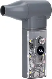 Handheld Electric Air Duster Powerful Portable Dry Blower for Car Keyboard, 5000mAh X 2 Battery, Compact Design for Outdoor Sports