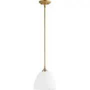 Quorum International 3159-80 Enclave Mini Pendant Aged Brass