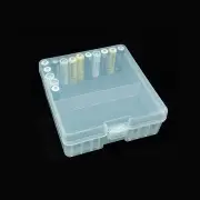 AA Battery Storage Clear Case Box