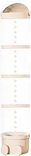 Stuffed Animal Storage Tube, Vertical Toy Storage Tube Toy Display Transparent Storage Box 3/4 Layers Soft Plush Toy Storage Box,Clear Display Large Doll Display Bucket with Stackable Design