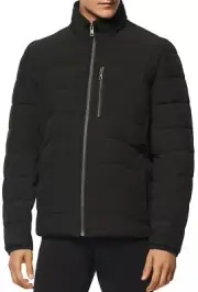 Marc New York Mens Carlisle Water Resistant Quilted Puffer Jacket XXL Black NWT