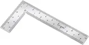 Stainless Steel L Shaped Ruler Square Framing Ruler 90 Degree Square L Rulers Framing Rulers Measuring Tools for Engineers Carpenter, 2 inch by 4 inch (Sliver)