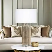 Allure Table Lamp Silver/White 11907