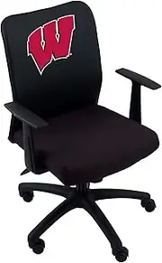 NCAA Wisconsin Badgers Office Chair with Arms