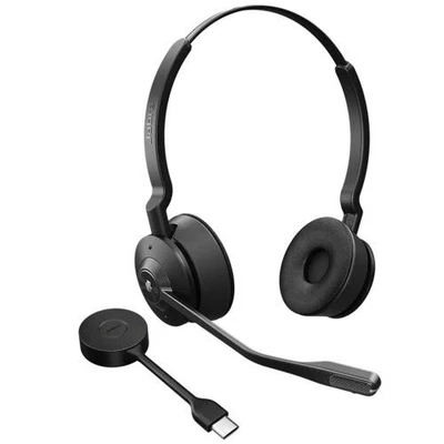 Jabra Engage 55 SE - Stereo - Link400c DECT Wireless On-Ear Headset - Teams