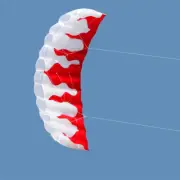 2M Dual Line Flame Kite Parachute Parafoil Stunt Frameless Beach Surf Sport