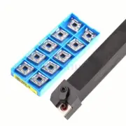 91° MCGNR 2020K12 20mm CNC Lathe External Turning Tool Holder +10Pcs CNMG120404