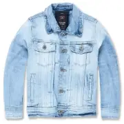 Jordan Craig Kids Bayside Denim Trucker Jacket (Sky Blue)