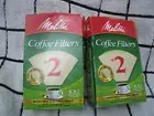 2x Melitta #2 Natural Brown Cone Coffee Filters 100 Count (622752) fast freeSHIP