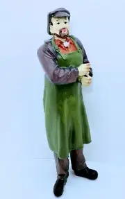 Dollhouse Miniature Resin Workman With Apron Doll 1:12 Scale