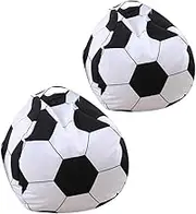 JOINPAYA 2pcs Storage Bag Bean Bag Beanbag Chair Organizer Plush Organizer Room Decorations Room Decorations for Polyester
