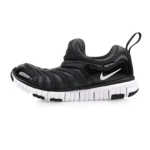 【NIKE 耐吉】17-19CM_耐克_DYNAMO FREE PS_中童毛毛蟲鞋 黑白(343738013)