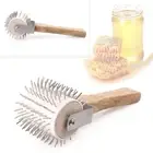 Plastic Uncapping Needle Roller Bee Honey Comb Extracting Beekeeping Tool Kit