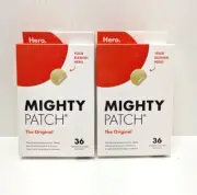 Lot of 2 Hero Cosmetics Mighty Patch Acne Pimple Patches 12mm Your Blemish Hero