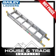 Bailey Extension Ladder 1.95m To 4.39m Triple 6/14 150kg Aluminium FS13908