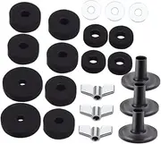 ERINGOGO 1 Set Premium Drum Cymbal Felt Pads Antiskid Clutch Accessories for Drum Supplies Easy to Install High Durability Standard for Outdoor Performances