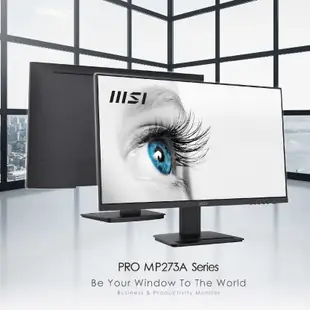 MSI 微星 PRO MP273A FHD 100Hz IPS 27吋平面液晶螢幕 護眼防閃爍 內建揚聲器 MSI429