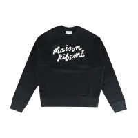 在飛比找momo購物網優惠-【Maison Kitsune】經典書寫燙印LOGO圓領長袖