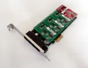 Atcom AXE400P-31 4 Port Analog PCI-E Asterisk Card with 3 FXS 1 FXO