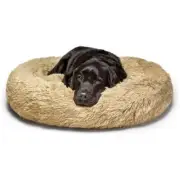Fur King "Aussie" Calming Dog Bed - Large-Brindle - 100 cm